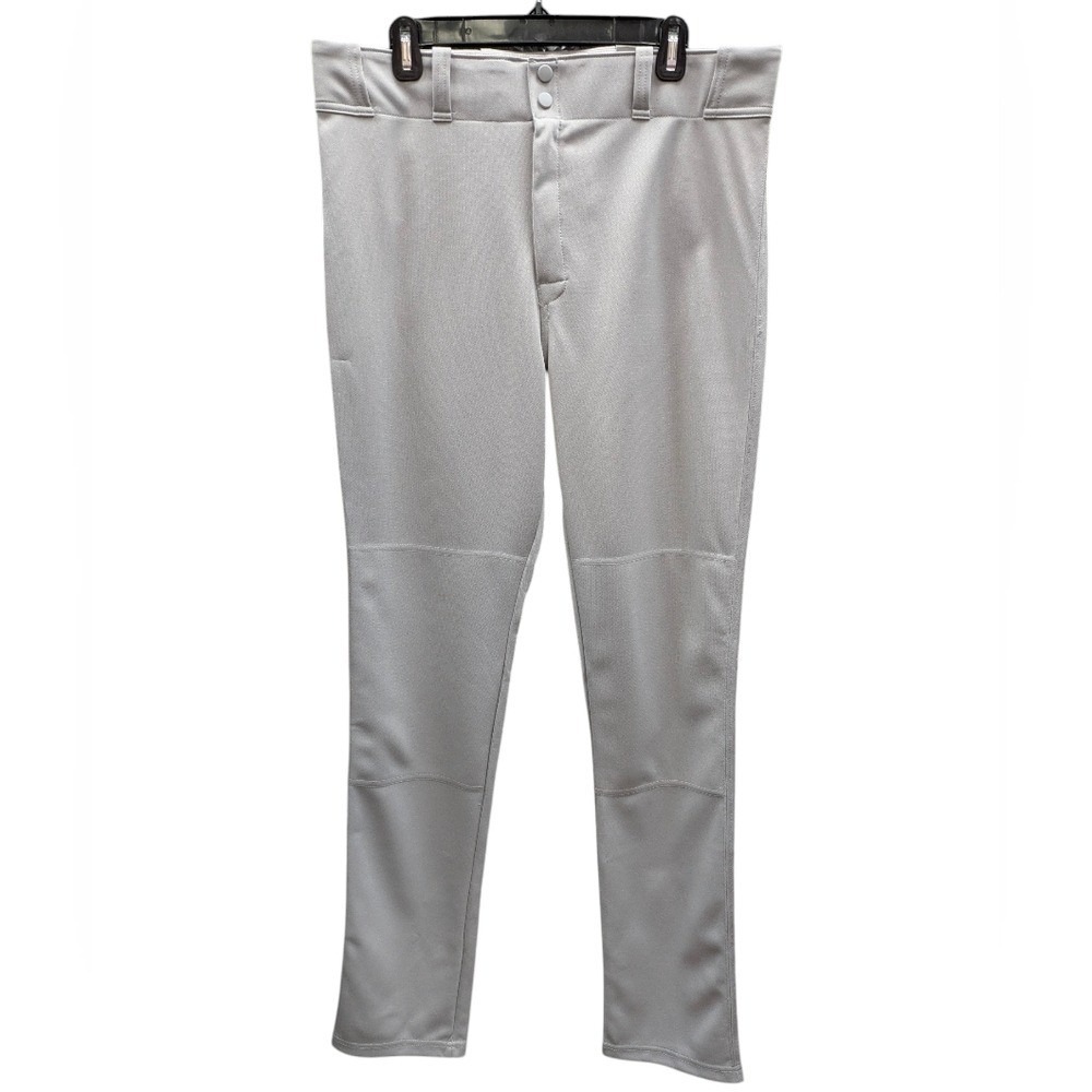 Easton Baseball Pro+ Pant Knickers Men's XL Gray Double‎ Reinforced Knee READ